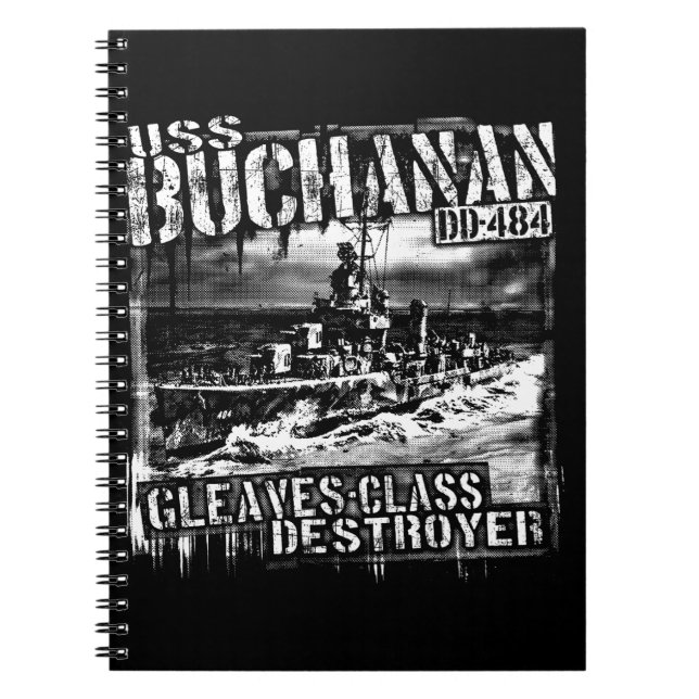 Caderno Espiral Destroyer Buchanan (Frente)