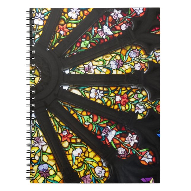 Caderno Espiral Detalhe de vitral 2 (Frente)