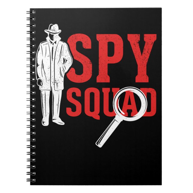 Caderno Espiral Detetive Amigos do Crime Funny Investigador (Frente)