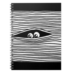 Caderno Espiral Detetive espionando