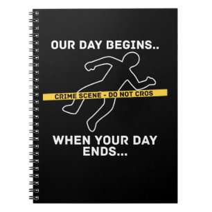 Caderno Espiral Detetive Forensics, Investigador Forense de Ciênc