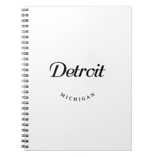 Caderno Espiral Detroit MI