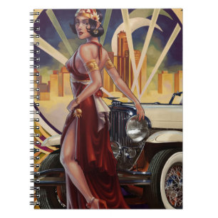 Caderno Espiral Detroit, Michigan Motor City