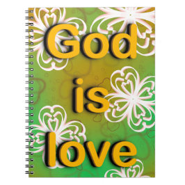 Caderno Espiral Deus é amor