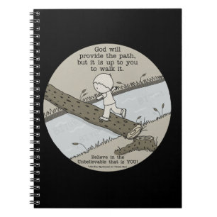 Caderno Espiral Deus fornece um caminho