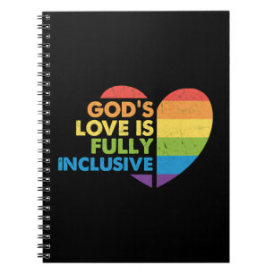 Caderno Espiral Deus Gay Cristão Lgbt