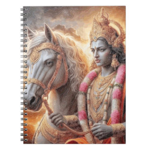 Caderno Espiral Deus Hindu com Cavalo - Binder