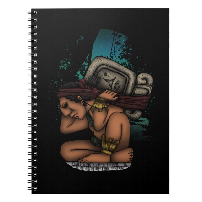 Caderno Espiral Deus maia (Frente)