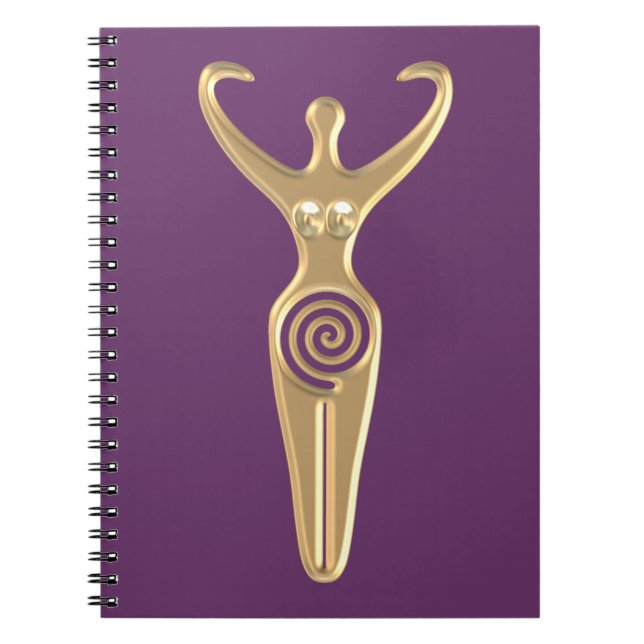 Caderno Espiral Deusa Espiral (Frente)