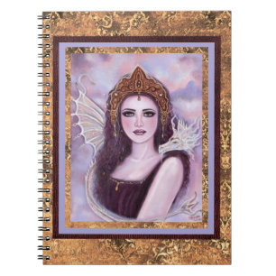 Caderno Espiral Deusa grega demeter de Renee Lavoie