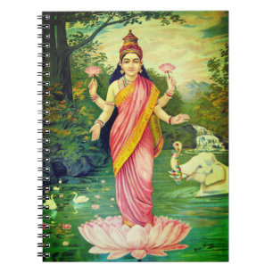 Caderno Espiral Deusa Lakshmi