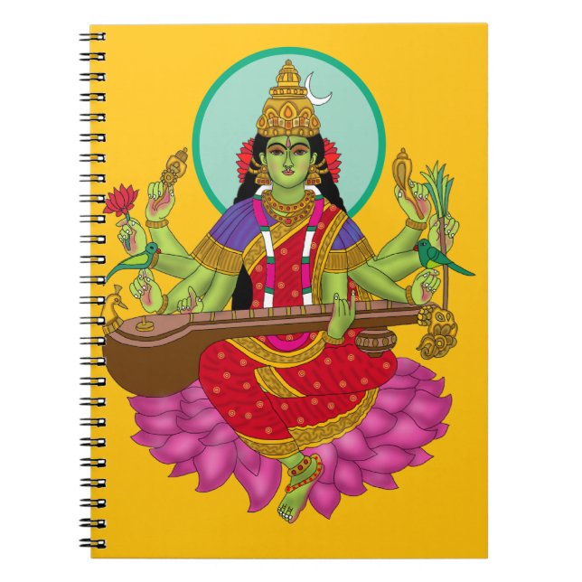 Caderno Espiral Deusa Matangi  (Frente)