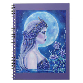 Caderno Espiral Deusa Salacia do Mar por Renee L Lavoie
