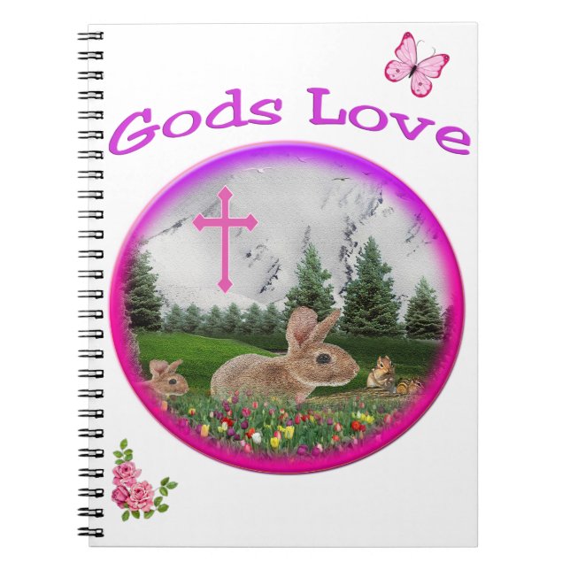 Caderno Espiral deuses amor (Frente)