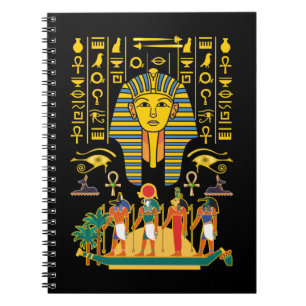 Caderno Espiral Deuses egípcios Egito Deidades faraó Anubis Horu