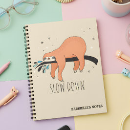Caderno Espiral Devagar - Engraçada Lama