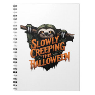 Caderno Espiral Devagarinho se Aproximando Neste Halloween - Camis