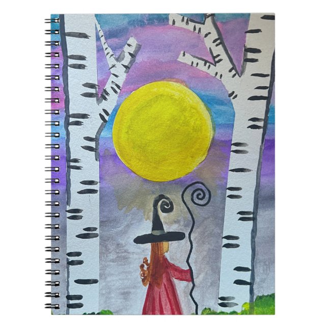Caderno Espiral Devaneios ao Luar (Frente)