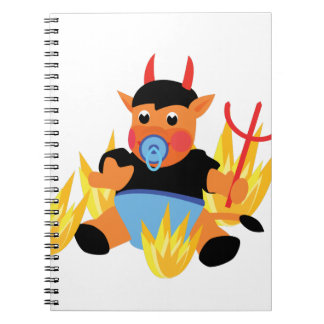Caderno Espiral devil baby