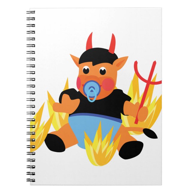 Caderno Espiral devil baby (Frente)