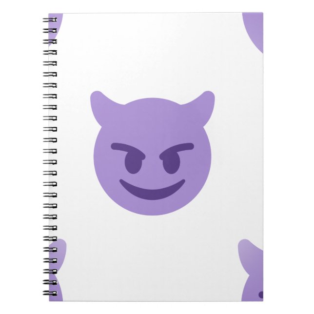 Caderno Espiral devil emoji (Frente)