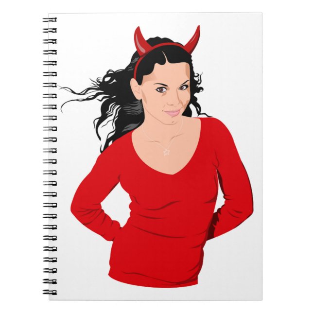 CADERNO ESPIRAL DEVIL GIRL (Frente)