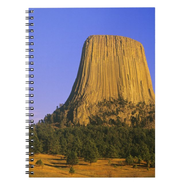 Caderno Espiral Devils Tower National Monument em Wyoming (Frente)