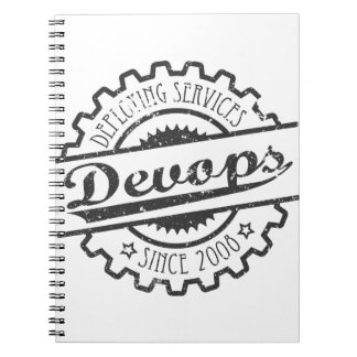 Caderno Espiral Devops vintage