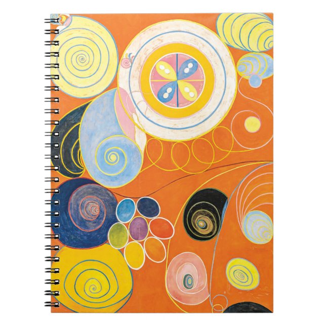 Caderno Espiral Dez Maiores, Nº 3, Juventude | Hilma af Klint | (Frente)