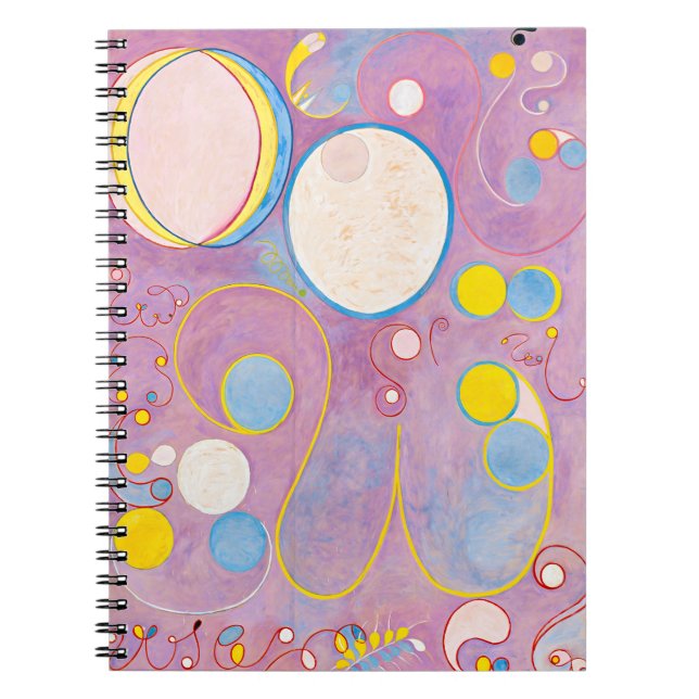 Caderno Espiral Dez Maiores, Não 8, Adulthood | Hilma af Klint | (Frente)