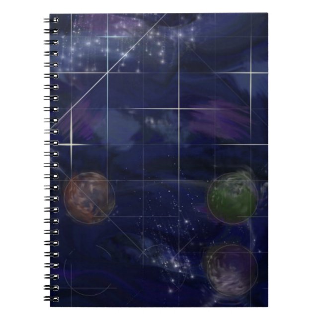 Caderno Espiral Dia 4 da génese: Estrelas 2014 (Frente)