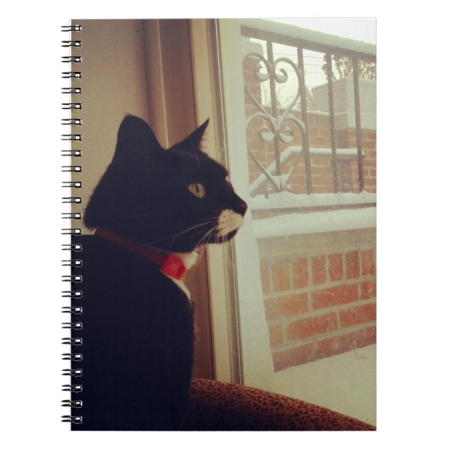 Caderno Espiral Dia da Neve da Lucy (Frente)