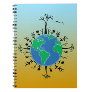 Caderno Espiral Dia da Terra