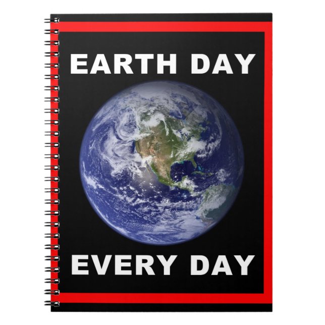Caderno Espiral Dia da Terra Todos os Dias (Frente)