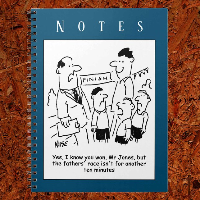 Caderno Espiral Dia de Esportes da Escola - Corrida dos Pais (Criador carregado)