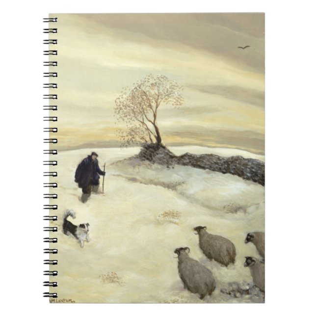 Caderno Espiral Dia de inverno desolado (Frente)