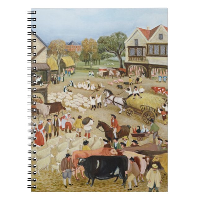 Caderno Espiral Dia de mercado (Frente)