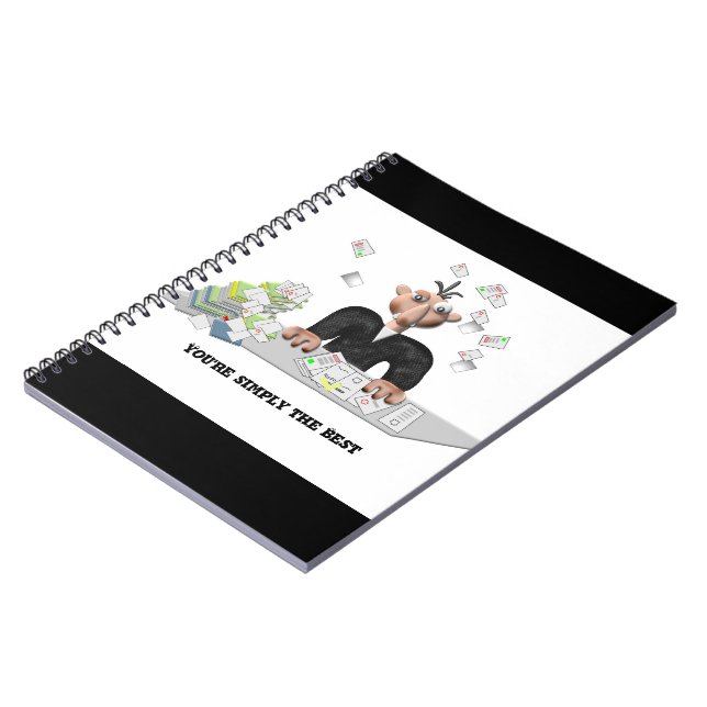 Caderno Espiral Dia de os pais, para o chefe, dia de apreciação do (Left Side)