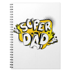 CADERNO ESPIRAL DIA DE OS PAIS TSHIRT