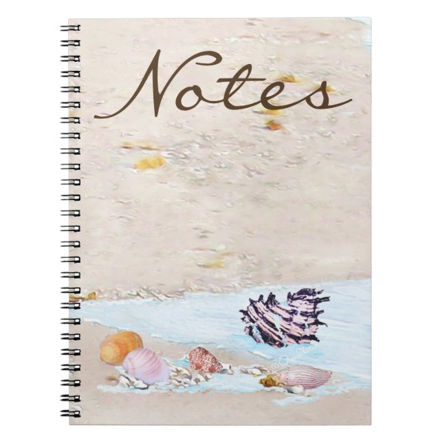 Caderno Espiral Dia de Praia (Frente)