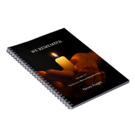 Caderno Espiral Dia de Recordação do Holocausto