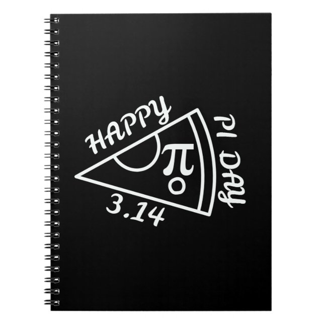 Caderno Espiral Dia do Pi Feliz Dia do Pi (Frente)