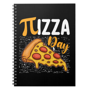 Caderno Espiral Dia do Pizza Pi Amantes da Matemática Matemática