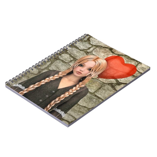 Caderno Espiral Dia dos Namorados (Left Side)