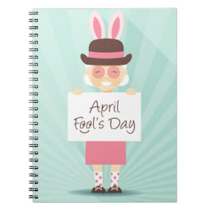 Caderno Espiral dia dos tolos de abril
