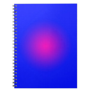 Caderno Espiral Dia Grande do Azul e Magenta