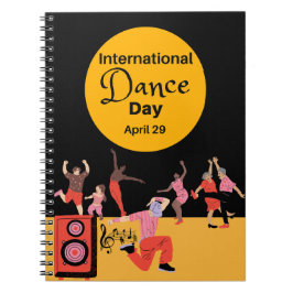 Caderno Espiral Dia Internacional da Dança | Dia Mundial da Dança