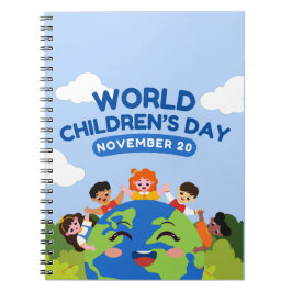 Caderno Espiral Dia Mundial da Criança | 20 de novembro