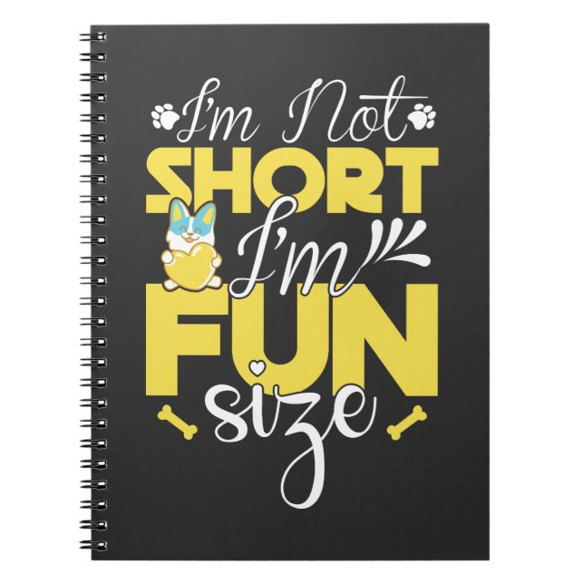 Caderno Espiral Dia Nacional de Apreciação de Menina Curta (Frente)