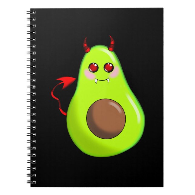 Caderno Espiral Diabo abacado (Frente)